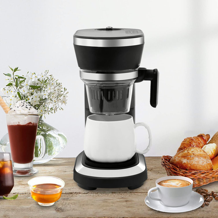 Single cup shop ground coffee maker